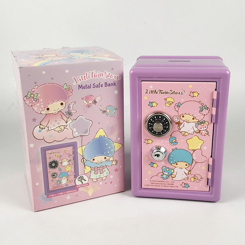 香港Sanrio Melody Twin Star玉桂狗Kuromi Pokemon 直身金屬夾萬有鎖首飾盒 7066