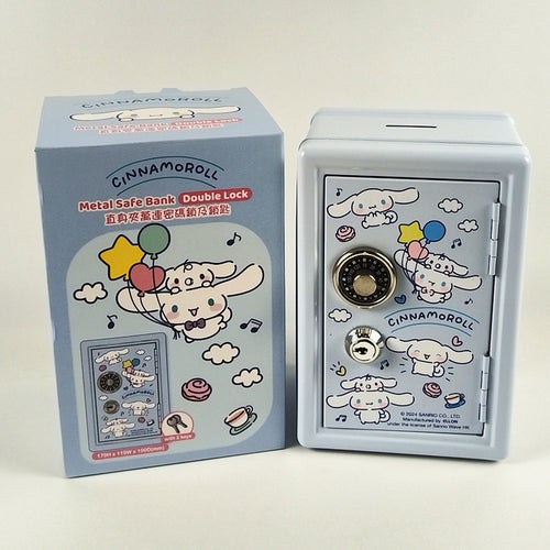 香港Sanrio Melody Twin Star玉桂狗Kuromi Pokemon 直身金屬夾萬有鎖首飾盒 7066