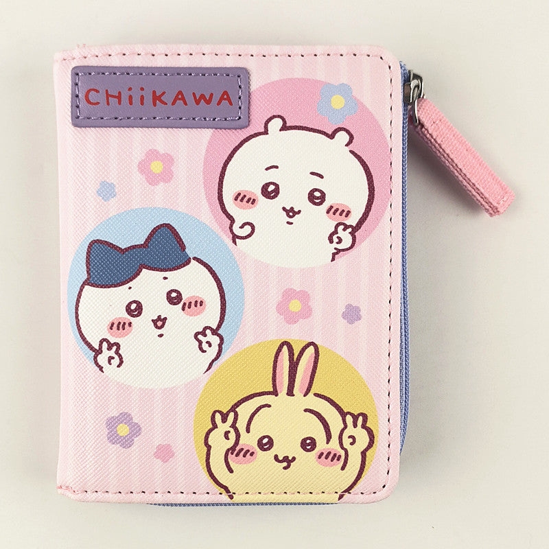 香港Chiikawa吉伊卡哇 PU皮短銀包錢包 CKW-8240-1